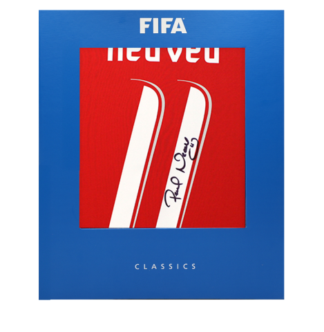 Pavel Nedved Official FIFA World Cup™ Back Signed Czech Republic 2006-08 Shirt In Deluxe Packaging