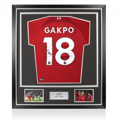 Cody Gakpo Official UEFA Champions League Back Signed and