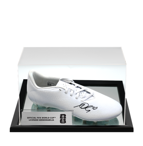 Anthony Gordon Official FIFA World Cup 2026™ Signed Adidas Football Boot In Acrylic Case