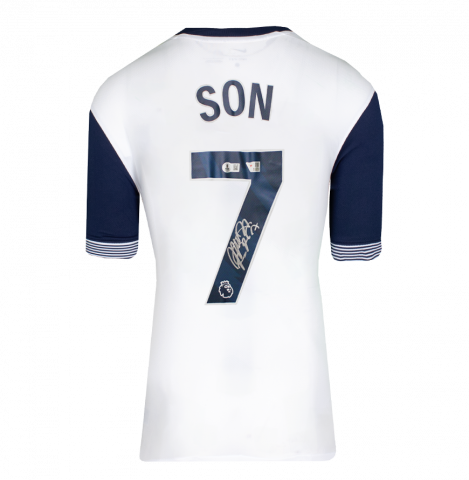 Son Heung-min Back Signed Tottenham Hotspur 2024-25 Home Shirt In Deluxe Packaging