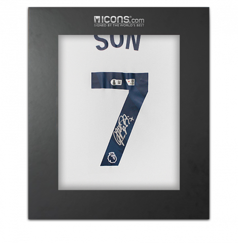 Son Heung-min Back Signed Tottenham Hotspur 2024-25 Home Shirt In Deluxe Packaging