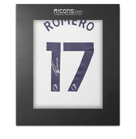 Cristian Romero Back Signed Tottenham Hotspur 2025-26 Home Shirt In Deluxe Packaging