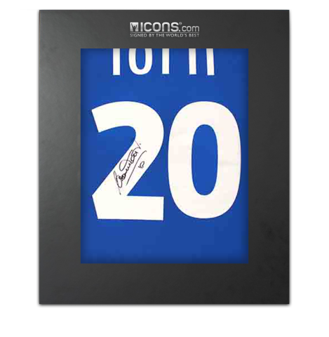 Photo Officielle Dédicacée – Francesco Totti – AS Roma – 2001 – Certifiée