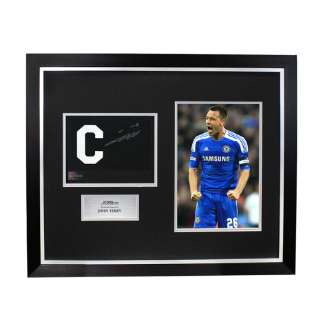 John Terry Signed and Framed Captain's Armband