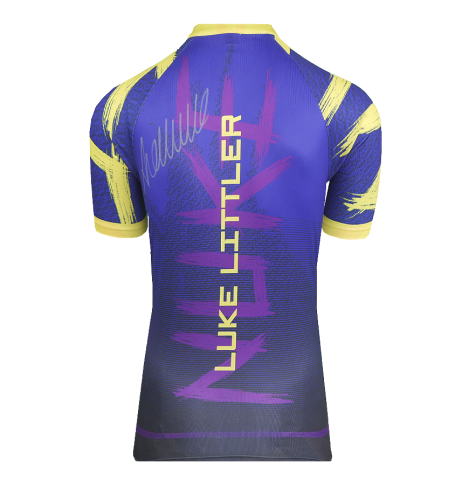Luke Littler Back Signed 2025 Shirt In Deluxe Packaging
