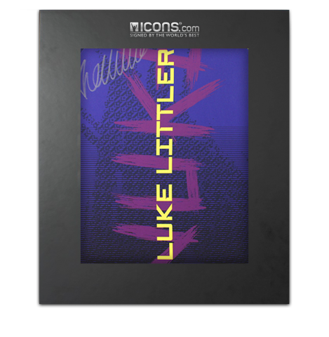 Luke Littler Back Signed 2025 Shirt In Deluxe Packaging