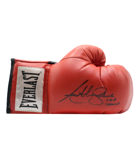 Anthony Joshua Signed Red Everlast Boxing Glove
