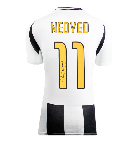 Pavel Nedved Back Signed Juventus 2024-25 Home Shirt In Deluxe Packaging