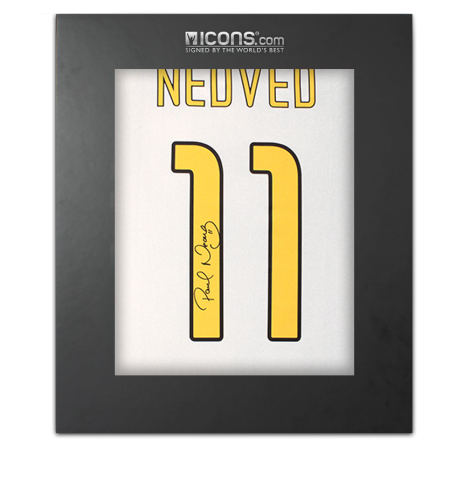 Pavel Nedved Back Signed Juventus 2024-25 Home Shirt In Deluxe Packaging