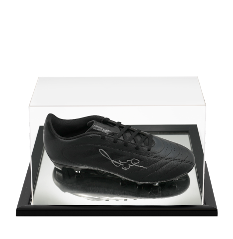 Paul Scholes Signed Adidas Black Boot In Acrylic Case