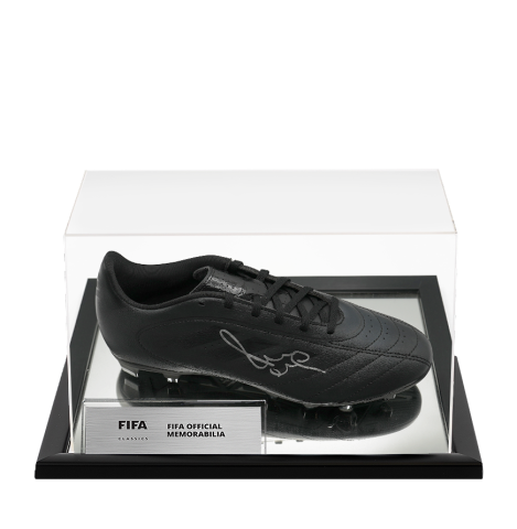 Paul Scholes Official FIFA World Cup™ Signed Adidas Black Boot In Acrylic Case