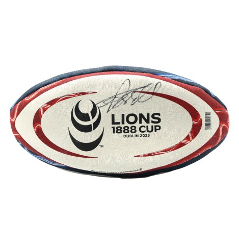 Finn Russell Signed British & Irish Lions Rugby Ball