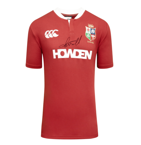 Finn Russell Front Signed British & Irish Lions 2025 Shirt In Deluxe Packaging