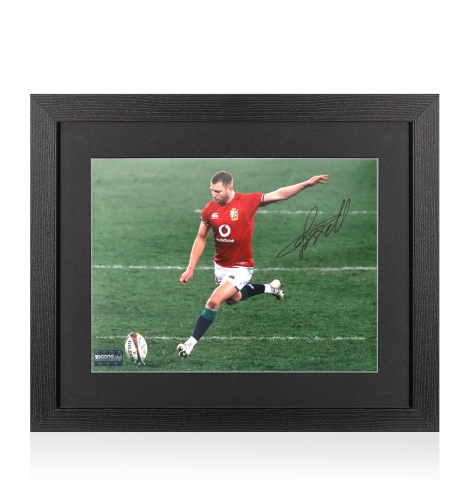 Finn Russell Signed British & Irish Lions Photo In Black Wooden Frame: 2021 Tour
