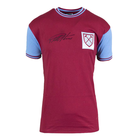 Sir Geoff Hurst Front Signed West Ham 1966 Home Shirt In Deluxe Packaging