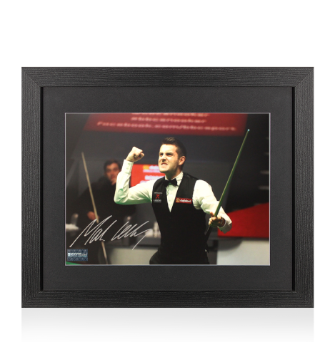 Mark Selby Signed Photo In Black Wooden Frame