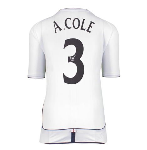 Ashley Cole Official FIFA World Cup™ Back Signed England 2002 Home Shirt In Deluxe Packaging Ashley Cole Official FIFA World Cup™ Back Signed England 2002 Home Shirt In Deluxe Packaging