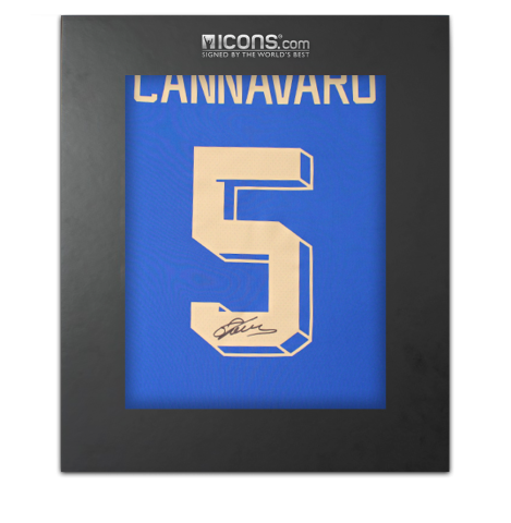 Fabio Cannavaro Back Signed Italy 2024-25 Home Shirt In Deluxe Packaging Fabio Cannavaro Back Signed Italy 2024-25 Home Shirt In Deluxe Packaging