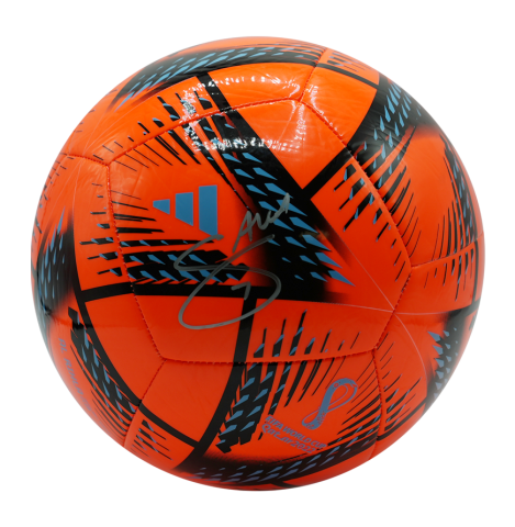Bukayo Saka Signed 2022 FIFA World Cup Ball - Orange