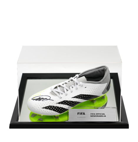 Kaka Official FIFA World Cup™ Signed Adidas Predator High Definition Texture Boot In Acrylic Case