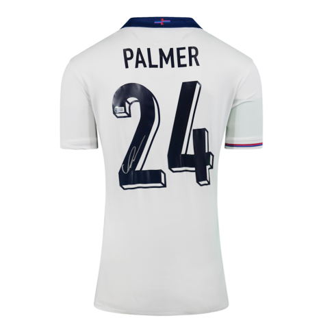 Cole Palmer Back Signed England 2024 Home Shirt In Deluxe Packaging