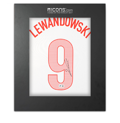 Robert Lewandowski Back Signed Poland 2020-21 Home Shirt In Deluxe Packaging Robert Lewandowski Back Signed Poland 2020-21 Home Shirt In Deluxe Packaging