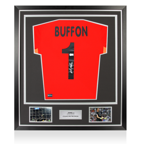 Gianluigi Buffon Back Signed Juventus 2024-25 Goalkeeper Shirt In Classic Frame