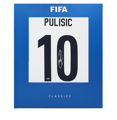Christian Pulisic Official FIFA World Cup™ Signed 2020 USMNT Home Shirt In Deluxe Packaging