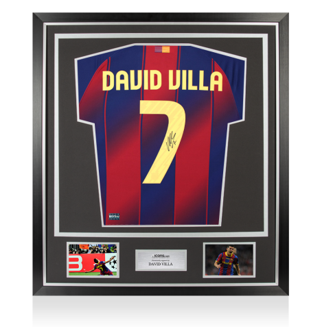 David Villa Signed Memorabilia & Autograph | Icons.com