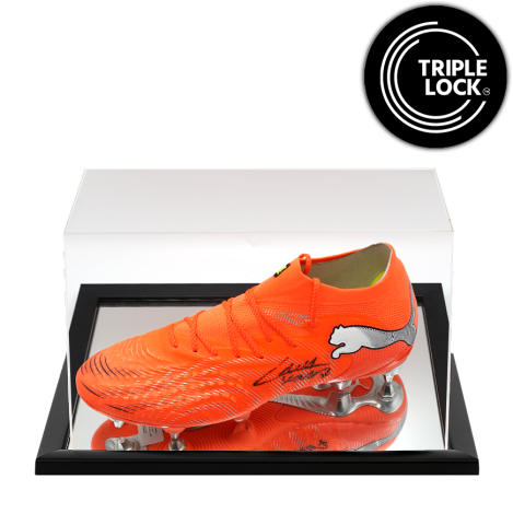Luis Suarez Signed Puma Future 9 Ultimate Boot In Acrylic Case