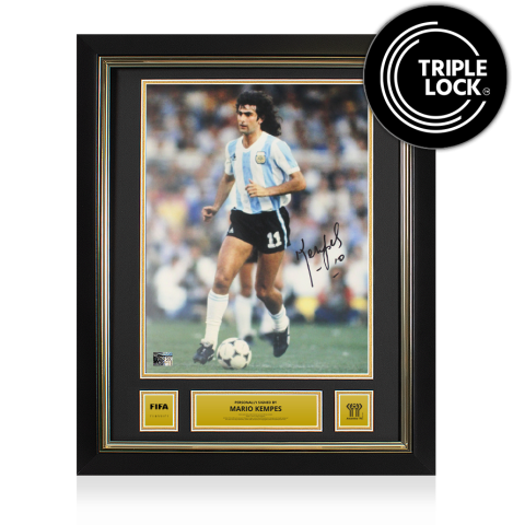 Mario Kempes Signed Memorabilia & Autograph | Icons.com