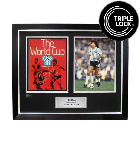 Mario Kempes Signed Memorabilia & Autograph | Icons.com