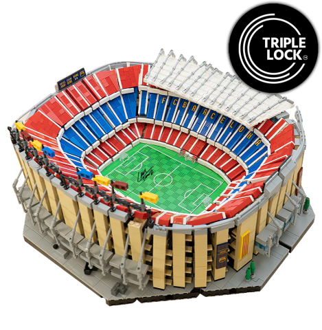 Luis Suarez Official FC Barcelona Signed LEGO® Camp Nou Set