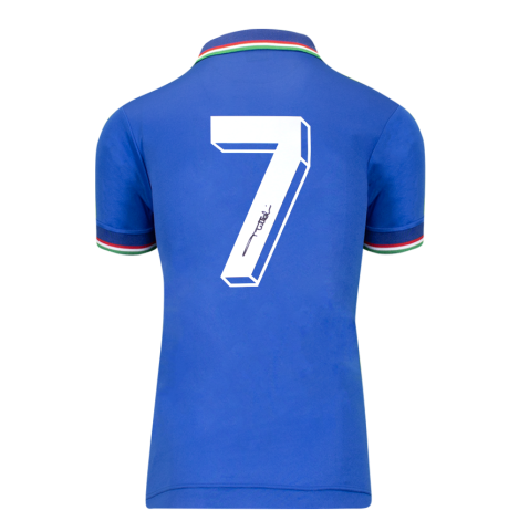 Paolo Maldini Back Signed Italy 1990 Home Shirt In Deluxe Packaging