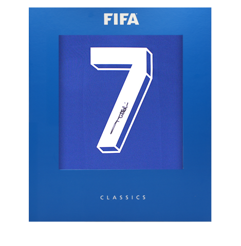 Paolo Maldini Official FIFA World Cup™ Back Signed Italy 1990 Home Shirt In Deluxe Packaging