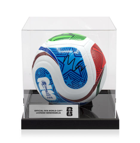 Morgan Rogers Official 2026 FIFA World Cup™ Signed Football In Acrylic Case