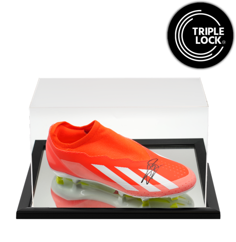 Gareth Bale Signed Adidas X Football Boot In Acrylic Case