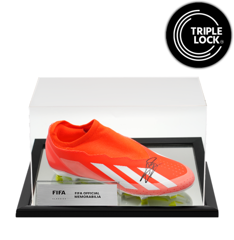 Gareth Bale Official FIFA World Cup™ Signed Adidas X Football Boot In Acrylic Case