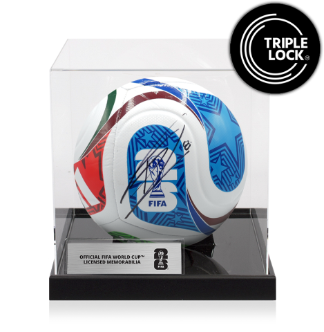 Federico Valverde Official 2026 FIFA World Cup™ Signed World Cup Football In Acrylic Case