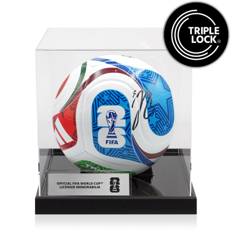 Jude Bellingham Official 2026 FIFA World Cup™ Signed Football In Acrylic Case