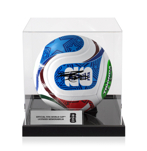 Antoine Semenyo Official FIFA World Cup 2026™ Signed Trionda Football In Acrylic Case