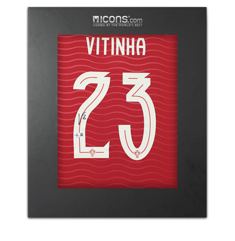 Vitinha Back Signed Portugal 2026 Home Shirt In Deluxe Packaging