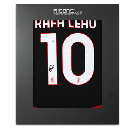 Rafael Leao Back Signed AC Milan 2025-26 Shirt In Deluxe Packaging