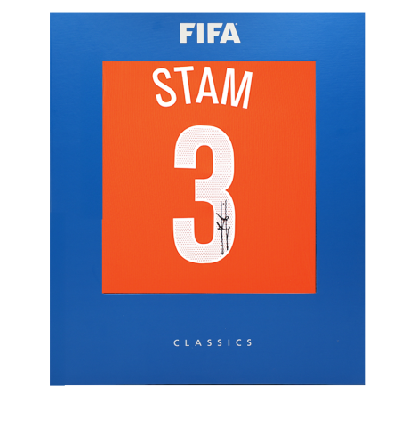 Jaap Stam Official FIFA World Cup™ Back Signed Netherland 2026 Home Shirt In Deluxe Packaging