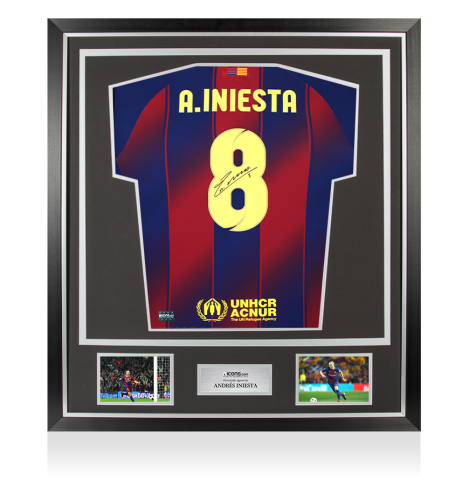 Andres Iniesta Signed Spain Shirts | Icons