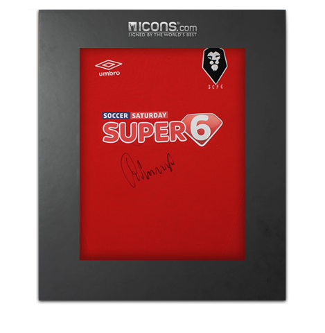 Gary Neville Front Signed Salford City 2017-18 Home Shirt In Deluxe Packaging