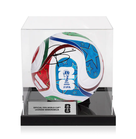 PRE-ORDER Harry Kane Official 2026 FIFA World Cup™ Signed 2026 FIFA World Cup Football In Acrylic Display Case