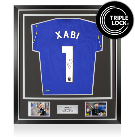 Xabi Alonso Back Signed Match Issue Chelsea FC 2026-27 Home Shirt In Classic Frame