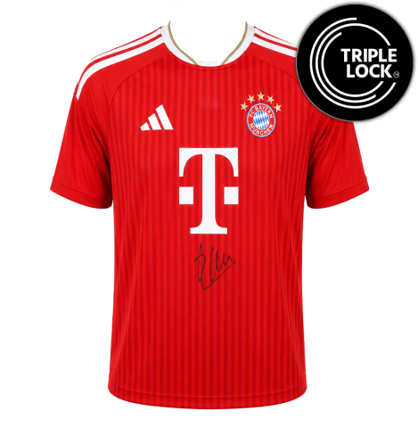 Xabi Alonso Front Signed FC Bayern Munich 2026-27 Home Shirt In Deluxe Packaging
