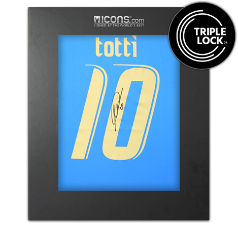 Francesco Totti Back Italy 2022-23 Home Shirt In Deluxe Packaging